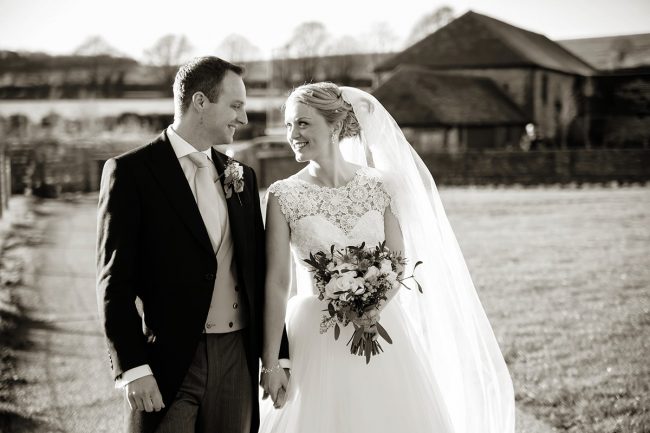 Farbridge wedding a bride & groom at Farbridge