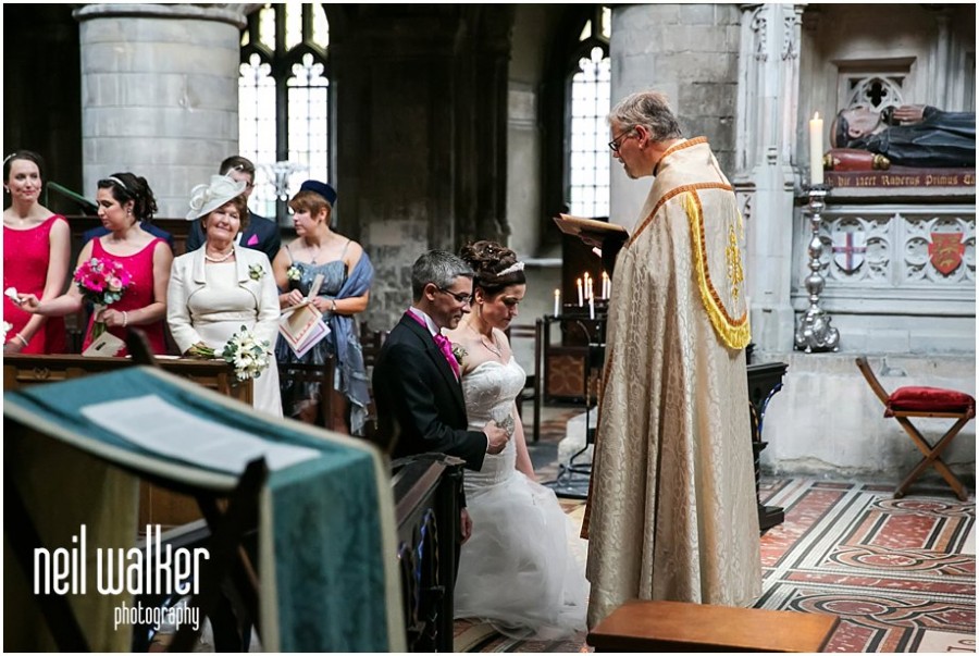 A wedding at St Bartholomew the Great in London