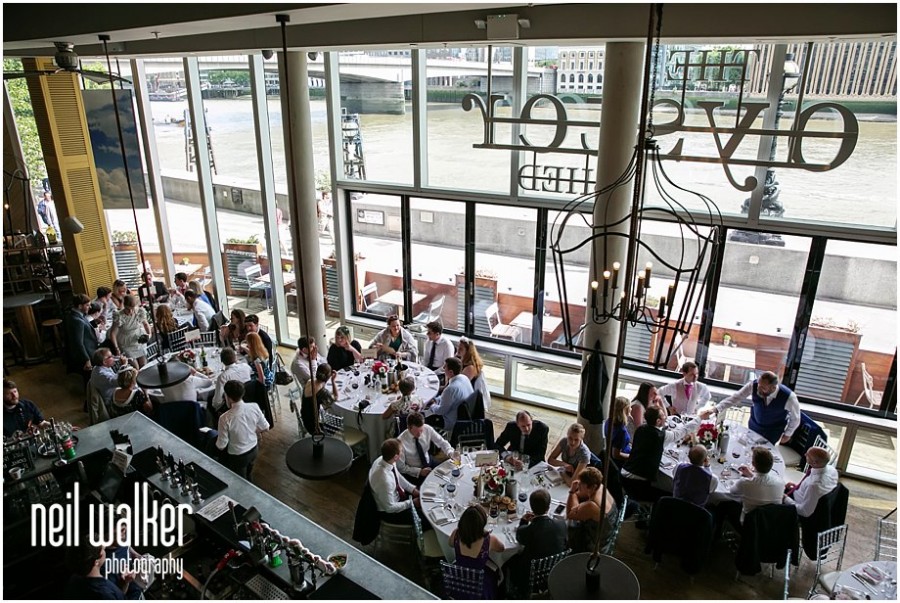 A wedding at The Oyster Shed in London