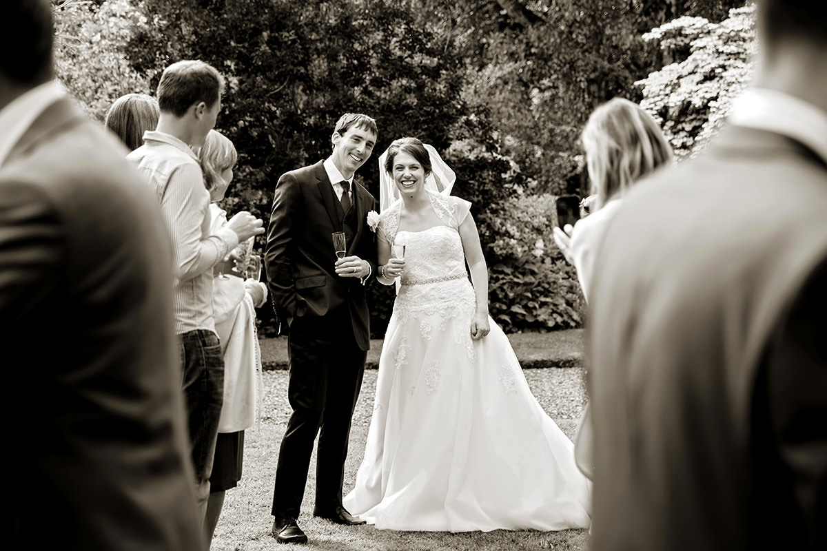 Sussex Marquee Wedding – 1 a bride & groom at their Sussex marquee wedding