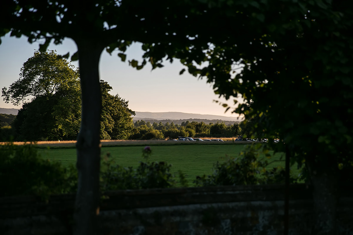 a view from Horsted Place to the South Downs