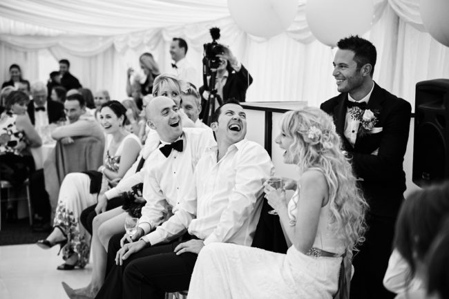 blog post of best man’s speech the groom being laughed at during his best man's speech